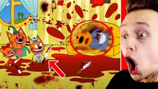 СМОТРИ ТРИ КОТА УБИЙЦЫ ПАПЫ КОТА. ЖУТКИЙ МУЛЬТИК ТРИ КОТА! - новая серия Мультфильмы НЕ для детей