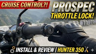 Royal Enfield Hunter 350 Cruise Control | Throttle Lock Installation & Review