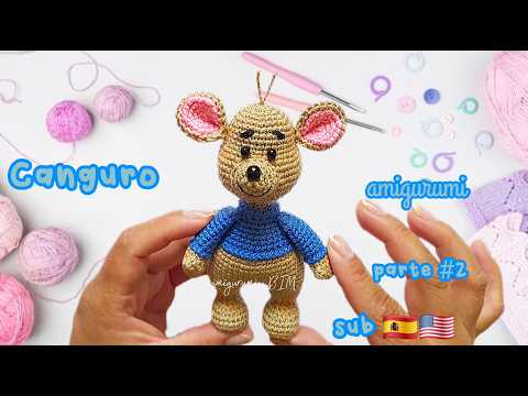 Rito Känguru, Freund von Winnie the Pooh, häkeln #amigurumi #einfach