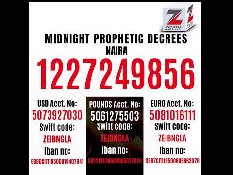 Midnight Prophetic Decrees with Pastor Onyedikachi Ojiako. 13th July, 2023