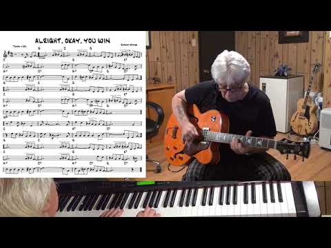 ALRIGHT, OKAY, YOU WIN - Jazz guitar & piano cover ( Sidney Wyche )
