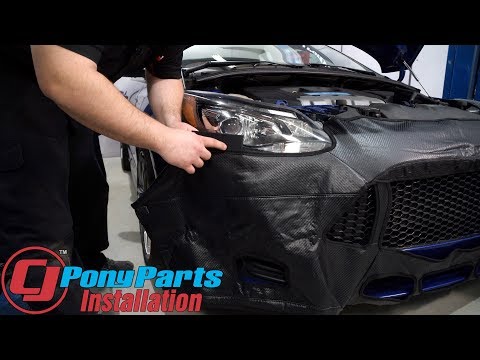 Adding Style & Protecting the 2013-14 Focus ST w/a Colgan Custom Front Cover w/o Plate Hole Install