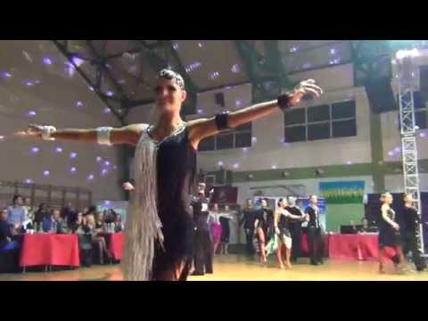 GPP FTS Koronowo 2014 16-18 LA 1/2F Cha Cha Cha 1 Damian Kardasiński Magdalena Pechner