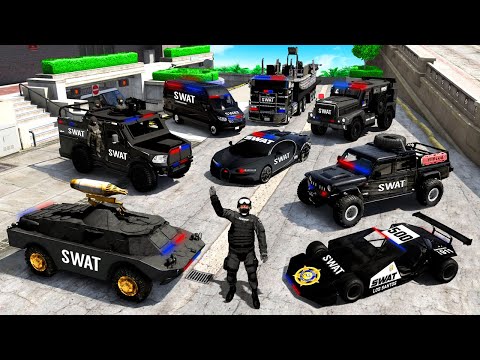 Collecting SECRET Swat Team Cars in GTA 5!