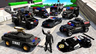 Collecting SECRET Swat Team Cars in GTA 5!