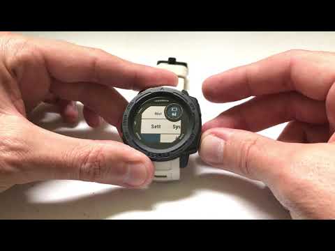Garmin Instinct - Home Screen Shortcut (using Hot Key)