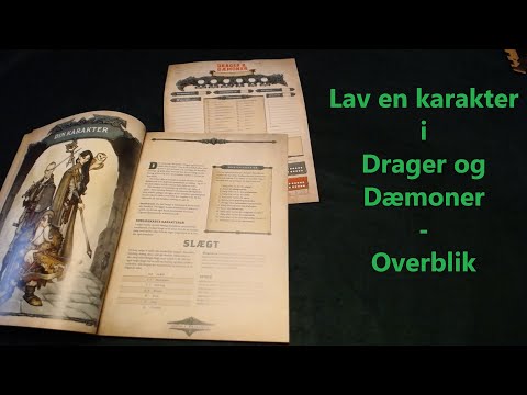 Lav en karakter i Drager og Dæmoner