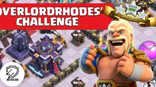 آموزش سه ستاره کردن چالش overlordHOODES کلش آف کلنز⭐️