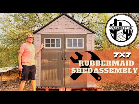 Assembly: 7x7 Rubbermaid Shed