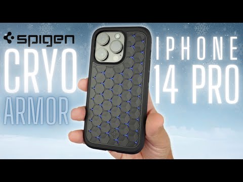 Чехол Spigen Cryo Armor с ArcticFlow технологией для iPhone 14 Pro Max (2022) - Matte Black - фото 1 - id-p1684070291