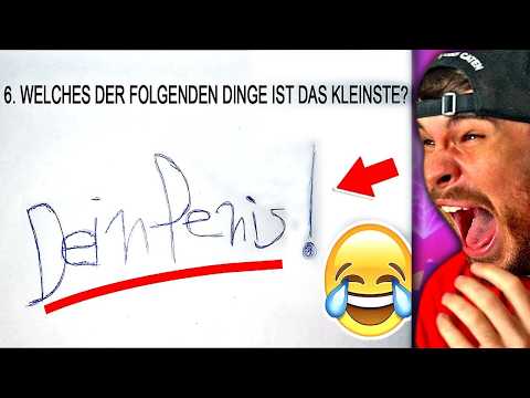 1 STUNDE die LUSTIGSTEN Schülerantworten in TESTS