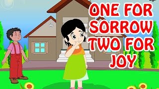 One For Sorrow Two For Joy | Animated Nursery Rhyme in English