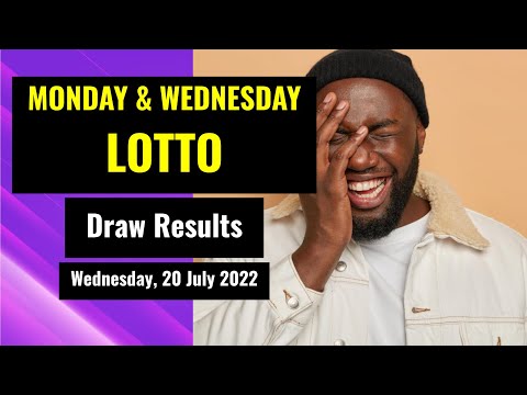 Monday & Wednesday Lotto draw results from Wednesday, 20 July 2022