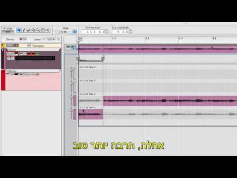 Record Micro Tutorial 8 with Hebrew Subtitles