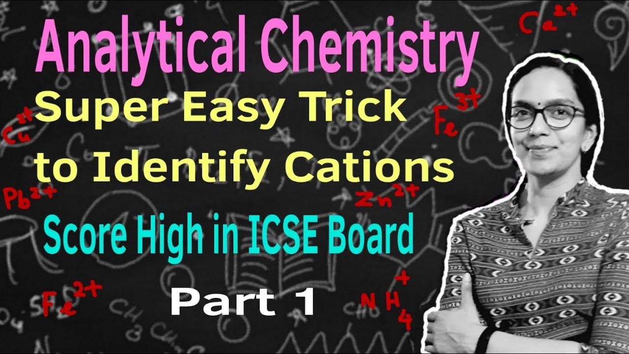 Analytical Chemistry part || Part 1 || Identification of Cation  || ICSE Class 10 || Raji