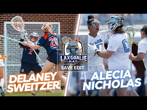 Sweitzer Shines with 15 Saves | Delaney Sweitzer (Cuse) 🆚 Alecia Nicholas (UNC) - College Save Edit