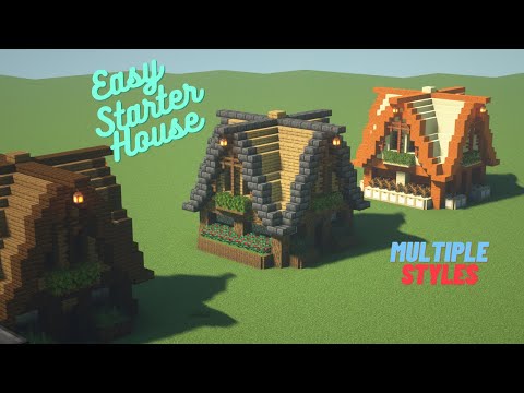 Insane Minecraft Starter House Designs - You Won't Believe #3!