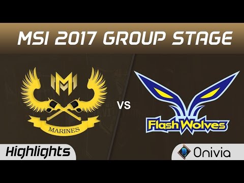 GAM vs FW Highlights MSI 2017 Group Stage Gigabyte Marines vs Flash Wolves by Onivia