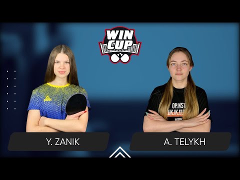 19:45 Yulianna Zanik - Anastasiia Telykh West 4 WIN CUP 04.07.2024 | Table Tennis WINCUP