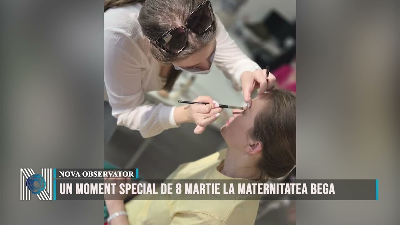 Un moment special de 8 Martie la Maternitatea Bega