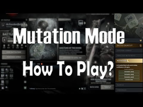 You can Play Mutation mode [Hidden Gamemode]