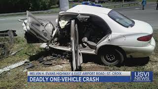 Deadly One-Vehicle Crash in St. Croix