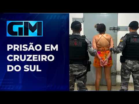 Integrante de organização criminosa é presa em Cruzeiro do Sul