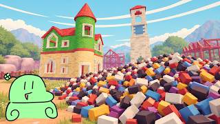 18,490個のレンガで建築しよう【Brick by Brick: Tidy Up the Small Town!】
