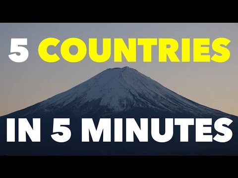 5 Countries In 5 Minutes -Morocco-Philipine-South Korea-Singapore-