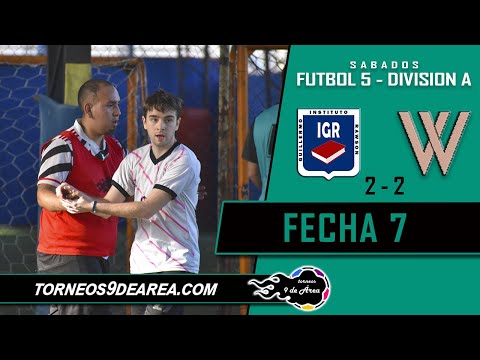 Rawson FC vs Doble W - Futbol 5 (Div A) - Fecha 7 - Torneos 9 de Area 🏆⭐️⚽️
