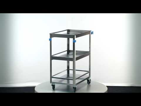 Lakeside 316 Utility Cart, 3 Shelves, 300 Pound Capacity