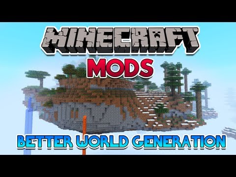 Jazzghost - Minecraft MODs: Better World Generation 4 (Mundos melhores!)