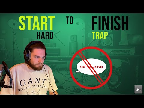 HARD TRAP BEAT - Start to Finish - NO TALKING