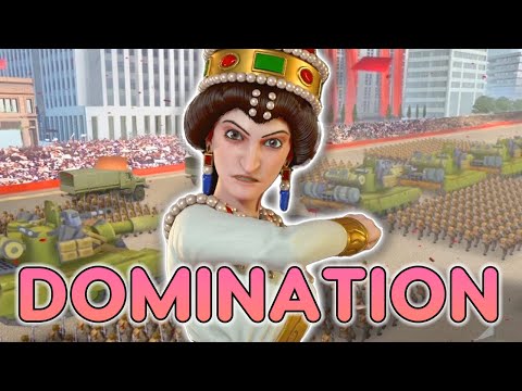 I achieved World Domination - Civ 6 Theodora - Leader Pass