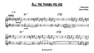 Charlie Parker  - All the Things You Are - Full transcription