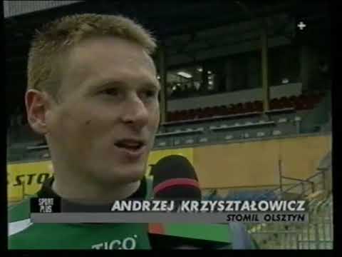 SKRÓT | Stomil Olsztyn - Śląsk Wrocław 1:2 (14.04.2001 r.)