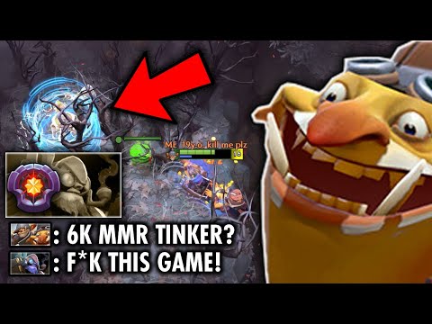 INSTANT DELETE 6K MMR Tinker - Bully 1200Matches Master Tier Tinker..