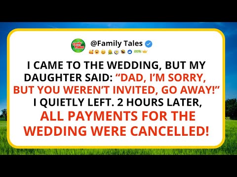 My Own Daughter Said “You’re Not Invited” at Her Wedding | family tales