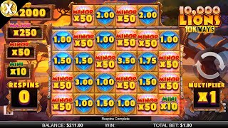Uk Player Lands EPIC Big WIN On 10,000 Lions 10K Ways π₯ Is It A Max Win? New Online Slot - ReelPlay