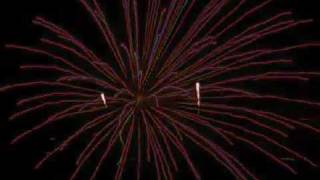 preview picture of video 'Fireworks at Toyohira River July 24 2009'