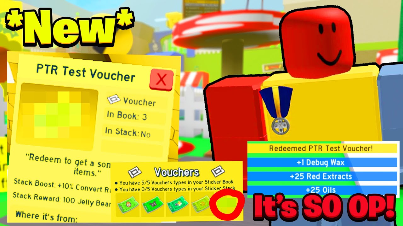 *NEW* RANDOM ITEM VOUCHER IS OP! TEST REALM UPDATE! (Bee Swarm Simulator)