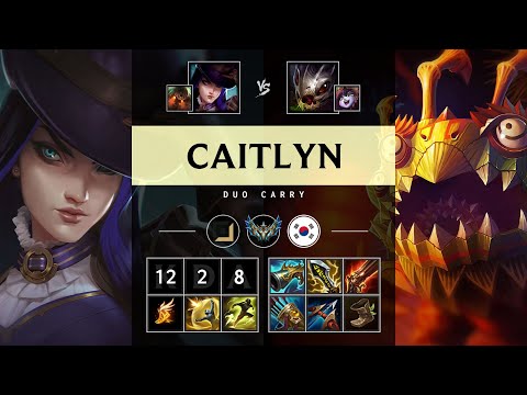 Caitlyn ADC vs Kog'Maw - KR Challenger Patch 25.21