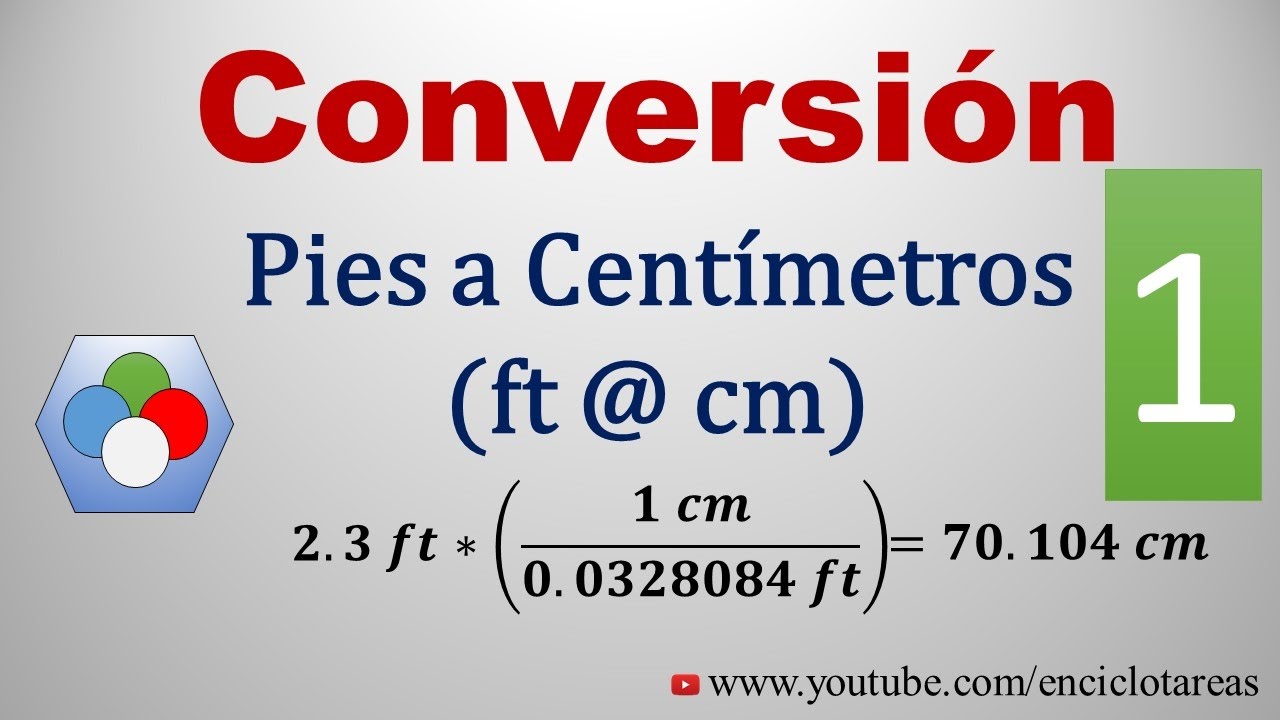 Convertir de Pies a Centímetros (ft a cm) #1
