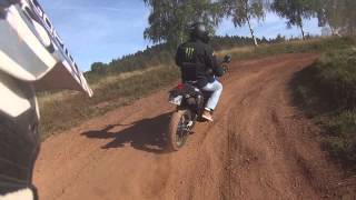 preview picture of video 'Ride avec mon Ycf 125 à Saales terrain intermédiaire Pit Bike'
