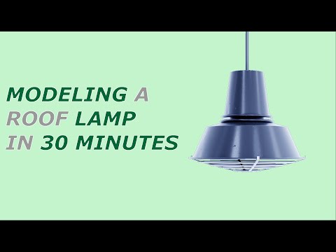 CREATING A ROOF LAMP | Part #1 | MODELING BODY | Timelapse | Blender 2.8