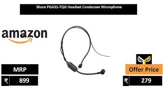 Video thumbnail for Shure PGA31 TQG Headset Condenser Microphone by JP-AI