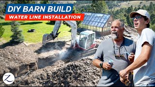 WE INSTALLED WATER LINES all by ourselves! (big mistake?) Ep 333