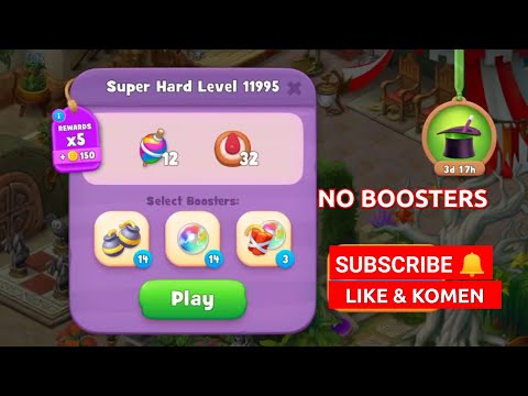 GARDENSCAPES SUPER HARD LEVEL 11995 NO BOOSTERS | MARI MAIN BERSAMA