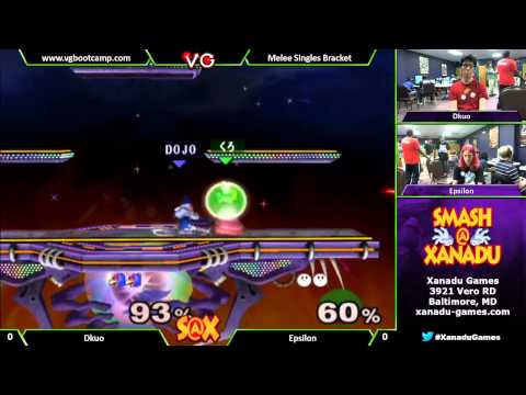 S@X Weekly - Dkuo (Falco) Vs. Epsilon (Peach) Melee Singles Bracket - SSBM