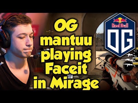CS:GO - OG mantuu playing Faceit in Mirage
